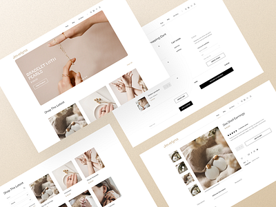 Jewelry Shop jewelry online store shop ui uiuxdesign user interface design ux webdesign