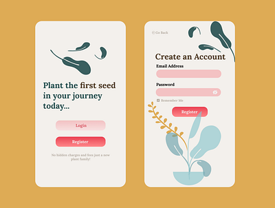 daily ui #001: sign up app daily 100 daily ui dailyui 001 dailyuichallenge illustration ui ux