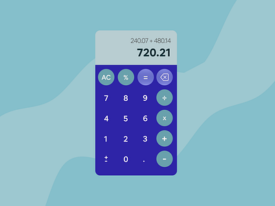 daily ui #004: calculator