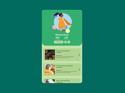 daily ui #006: user profile daily 100 daily 100 challenge daily ui dailyui dailyui 006 dailyuichallenge design illustration ui user profile ux