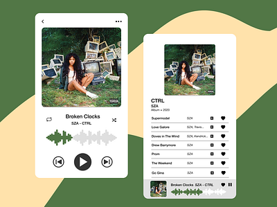 daily ui #009: music player daily 100 daily 100 challenge daily ui dailyui dailyui 001 dailyui 002 dailyui 009 dailyuichallenge design ui ux