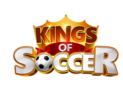 King of Soccer game logo (5th Planet Game) branding logo ui