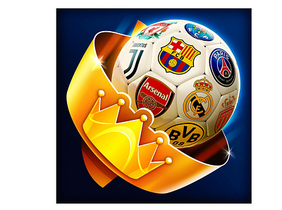 Kings of Soccer (5th Planet Games) App Icon branding game icon ui