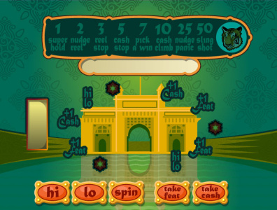 iTV Bombay Slots game illustration ui