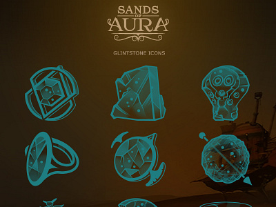 Sands of Aura - Glintstone icons icon ui vector