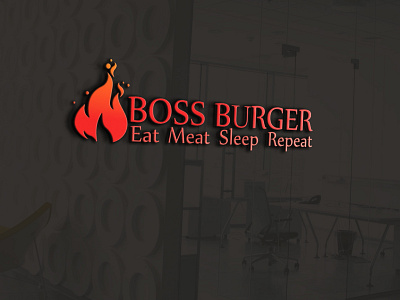 burger logo 2d 3d branding chef logo cooking logo design fast food logo food logo icon illustration logo logo design typography ui vector