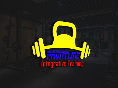 Frontline Integrative Training 2d 3d branding design gym logo illustration logo logo design typography vector