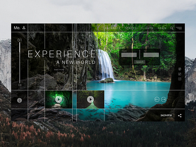 Travel Booking Website Concept Design