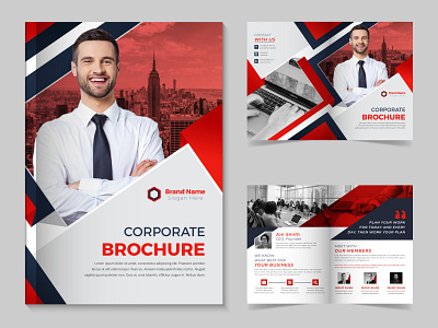 Corporate Brochure Profile Template a4 annual report booklet branding brochure brochure design business business proposal clean proposal company company brochure corporate flyer illustration proposal