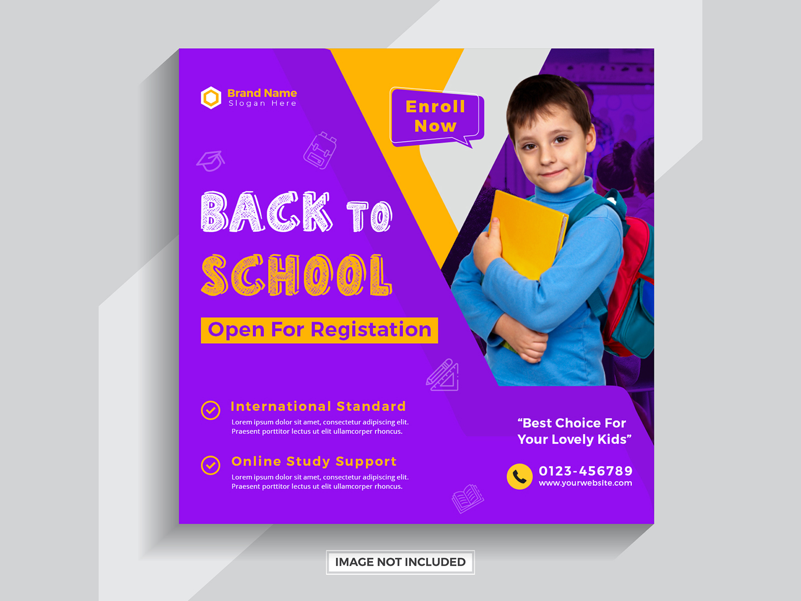 School Social Media Banner Design by Design Sparkled on Dribbble