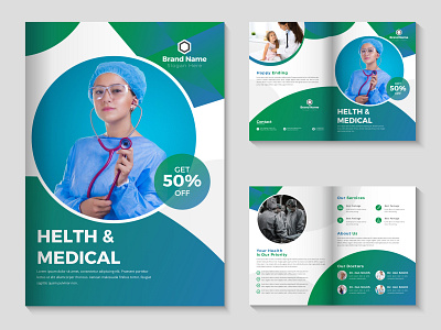 Medical Brochure Profile Template Design paramedic