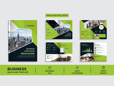 Corporate Brochure Template Design annual