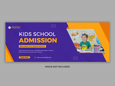 School Admission Facebook Cover Design