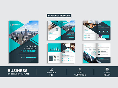 Corporate Brochure Template Design annual