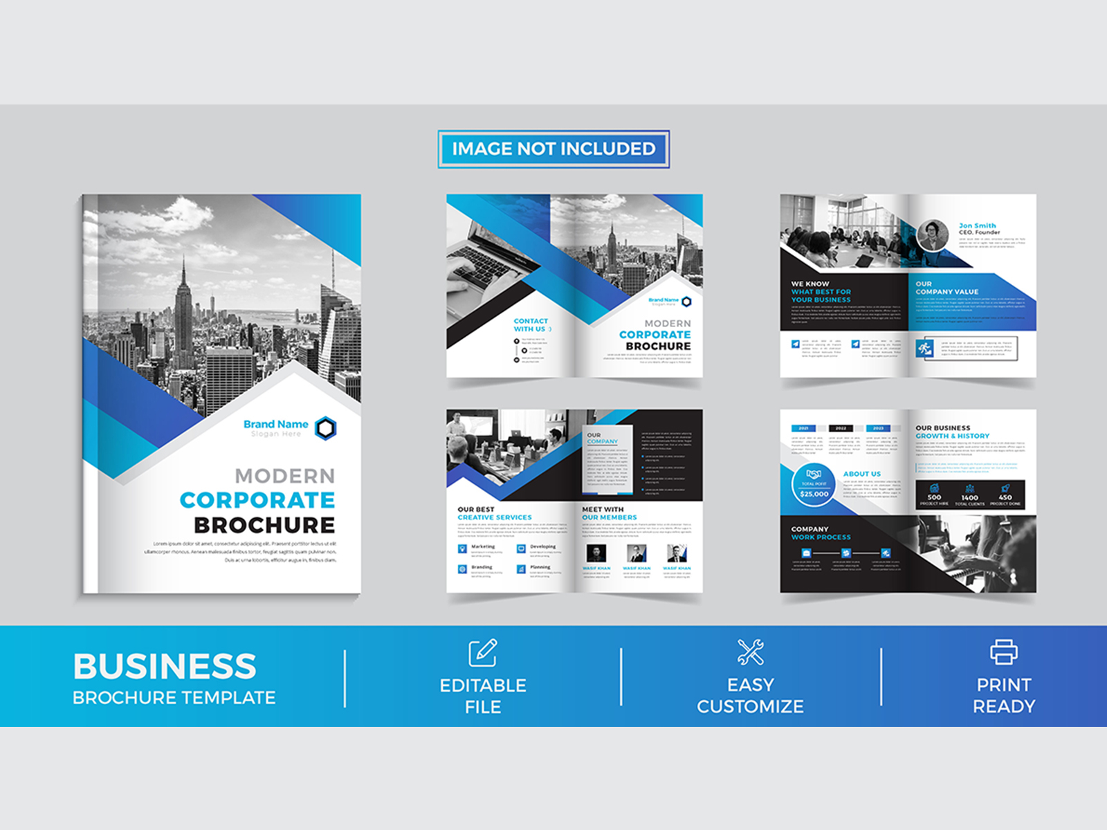 Corporate Brochure Template Design by Design Sparkled on Dribbble