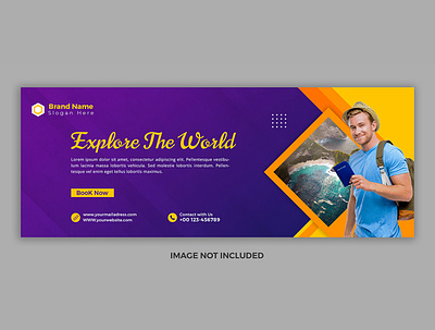 Travel Facebook Cover Design abstract