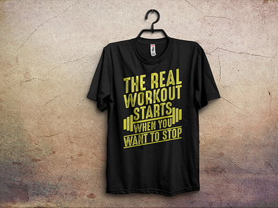 Fitness T-Shirts Design poster