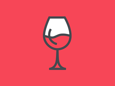 Glass of wine! by Jetlir on Dribbble