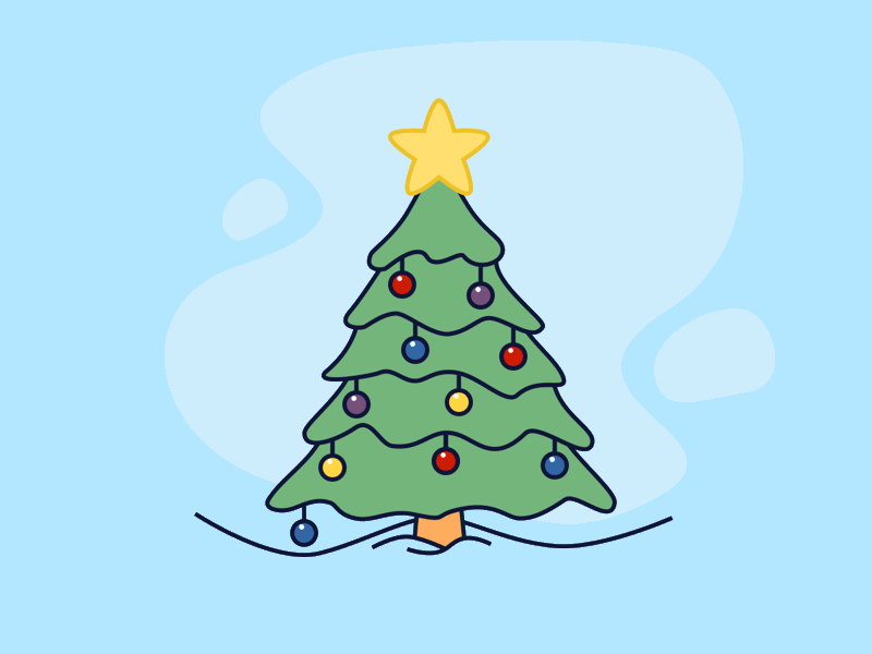 Christmas Tree 2017 2017 3d art christmas drawing gif icon illustration logo new year sketch tree