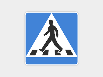 Traffic Sign #2 3d animation app art character icon illustration logo sketch traffic typography web