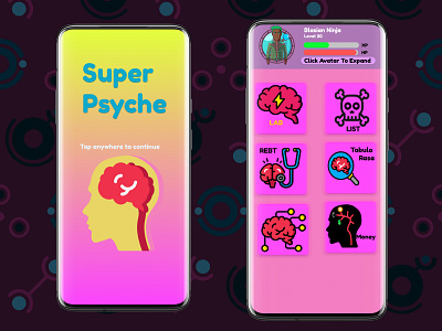 Super Psyche brain concept eft flutter gamification github idea kaizen mentalmodels mobile ui nlp psyche rebt tabularasa wip