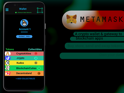 Metamask Mobile App Redesign