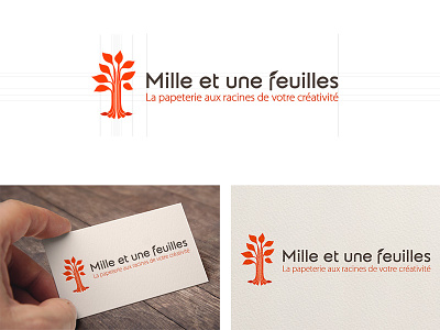 Logotype design for "Mille Et Une Feuilles" design logotype