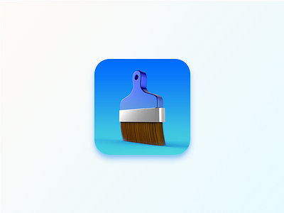 Just Brush 3d brush clean icon junk