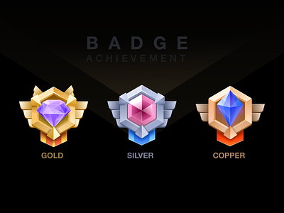 badge badge badges diamond jewel medal