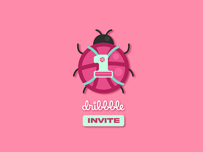 1 Dribbble Invite Available! dribbble invite dribbble invite giveaway illustration