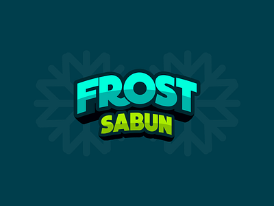 Logo (Frost Sabun) illustration typography