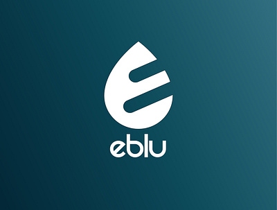 eblu logo concept flat logo logo design logos logotype