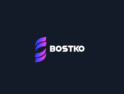 BOSTKO Logo Concept branding flat icon illustration