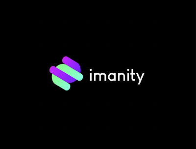 imanity logo concept branding design flat icon illustration logo logo design logos logotype typography