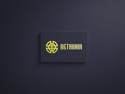 Bethania Logo branding flat icon illustration logo logo design