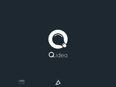 Q.idea logo design brand