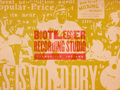 Bootlegger Recording Studio Branding