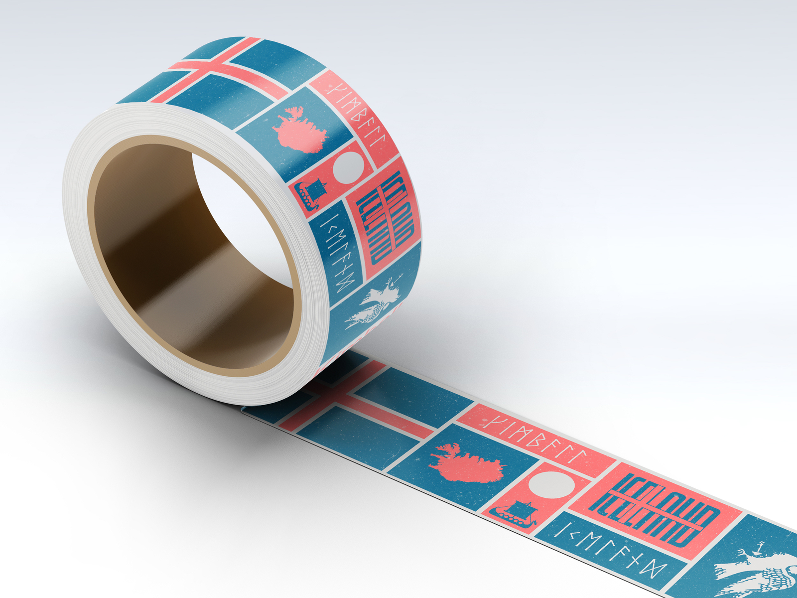 Download Iceland Packing Tape 051619 Mockup by Kenneth Spond on ...