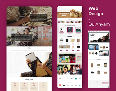 Web Design #1 - Du Anyam design ui ux web