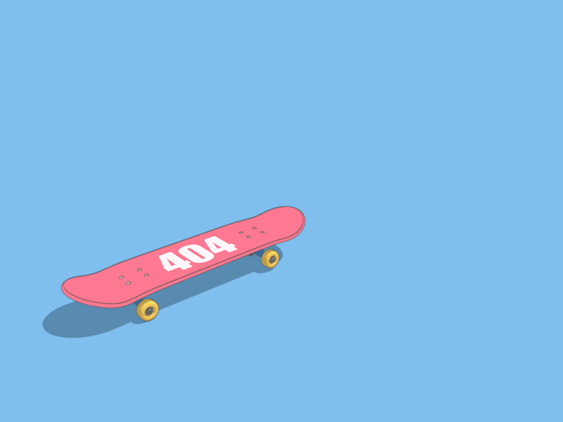 404 Error skateboard