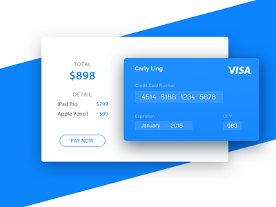 Credit Card Checkout - DailyUI 002