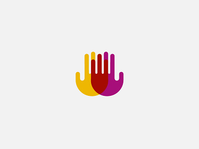 220615 branding charity hands high five identity illo illustration logo logomark