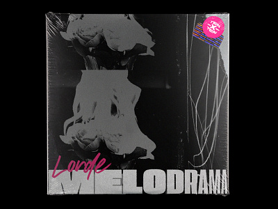 4/10 — Lorde - Melodrama album album art album cover design graphic design modern type typography