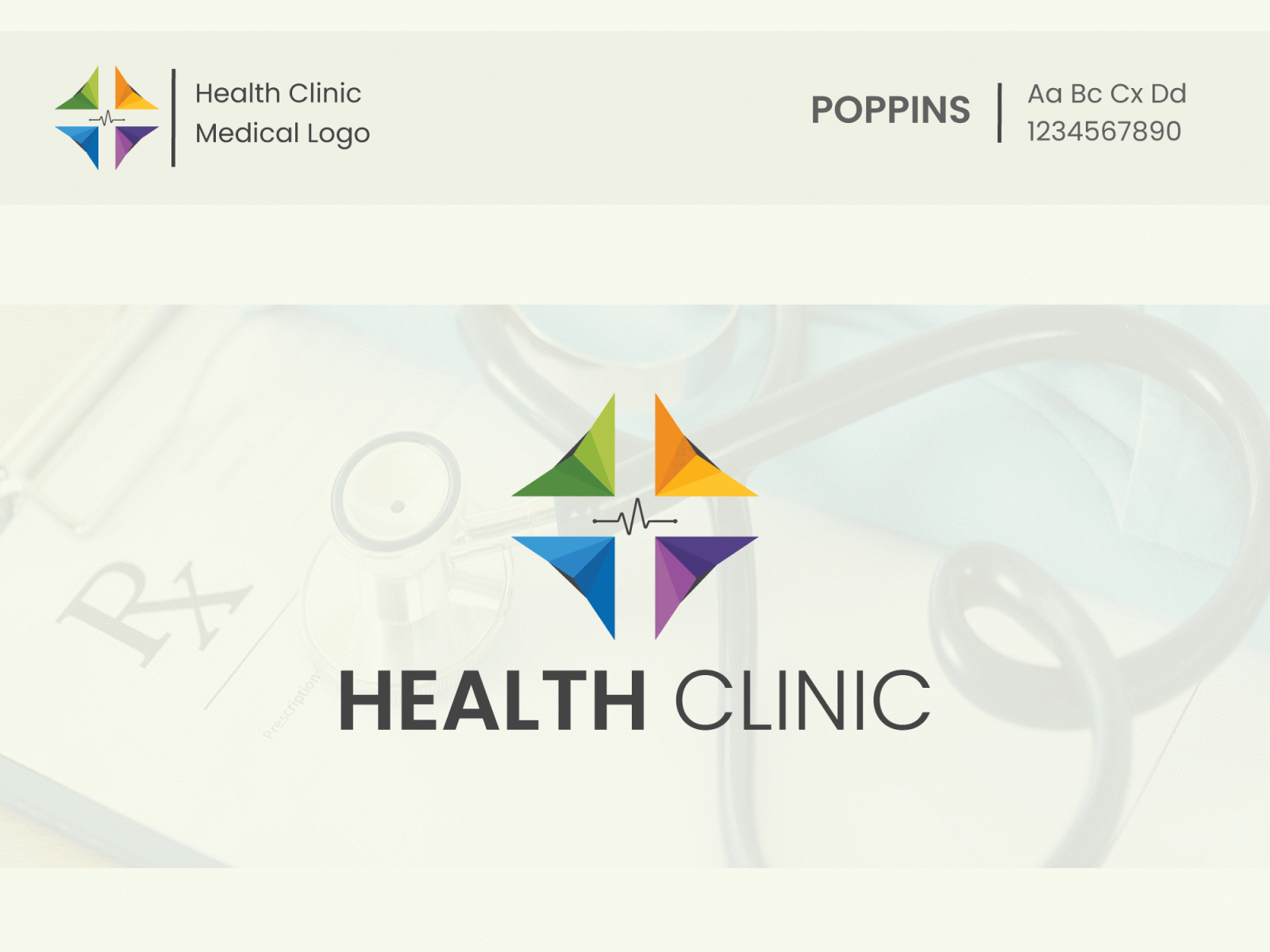 Health Clinic Medical Logo Template