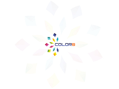 Colors logo Design branding color logo design icon illustration illustrator logo rainbow vector
