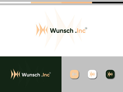 Wunsch logo design illustrator illustrator design logo designer logo mark