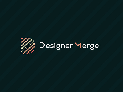 Designer Merge Logo d d letter logo illustrator design