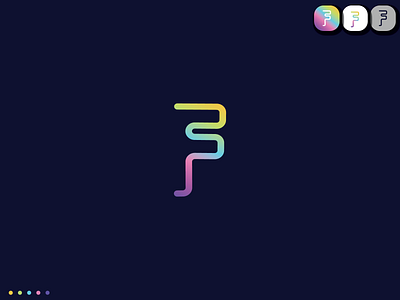 F letter logo illustrator design