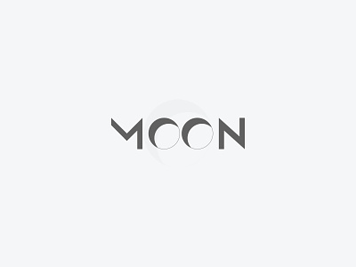 Moon Word mark logo branding icon logo moon moon logo moon word mark logo sky sun typography vector