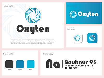 Branding Design - Oxyten Branding app icon brand identity branding ecommerce icon design logo design logo designer modern logo oxyten branding proffessional logo symbol typography unique logo